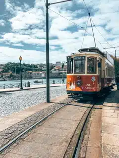 Taking the old tram on a long weekend in Porto, Portugal