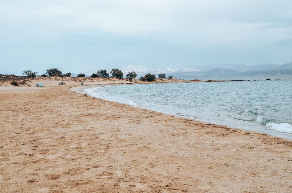 Golden beach is one of the best beaches in Paros | Golden Beach gehört zu den besten Stränden auf Paros