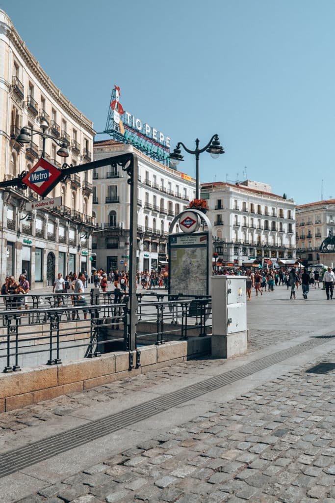 Puerta del Sol is a major highlight in Madrid