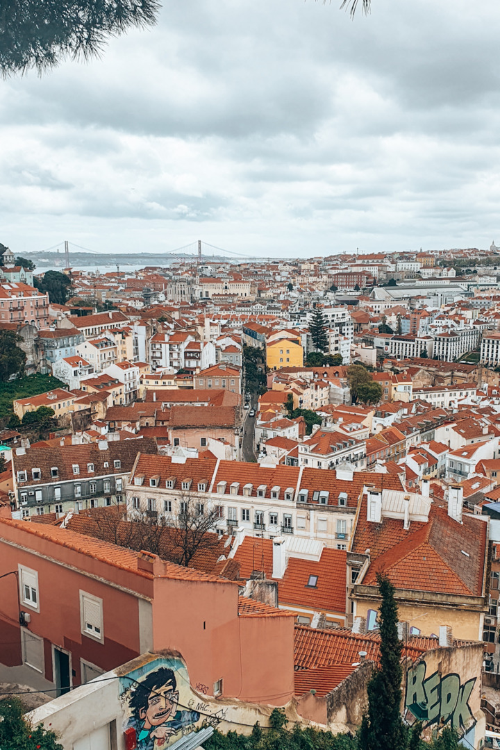 A viewpoint off the beaten path in Lisbon
