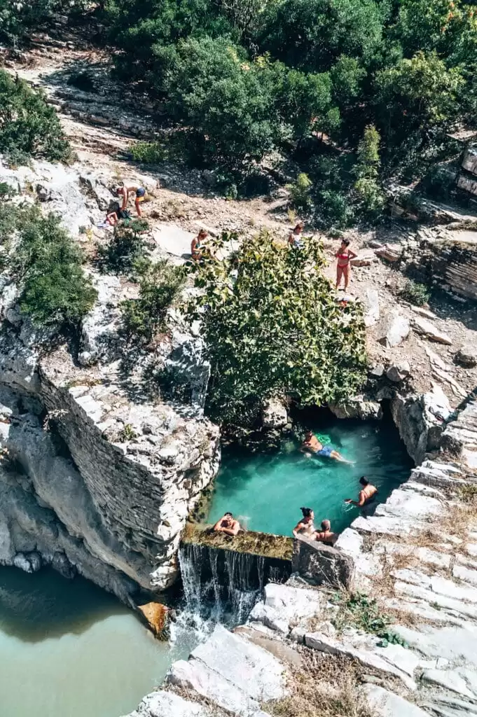 Thermal baths of Benje, a popular destination on any Albania itinerary