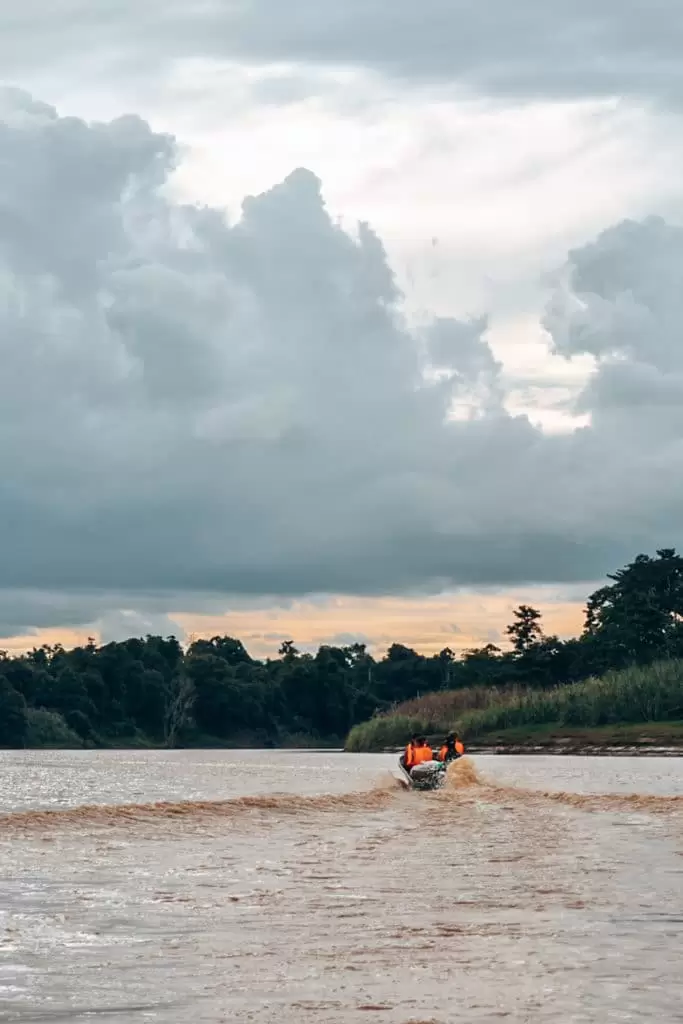 River safari in Borneo