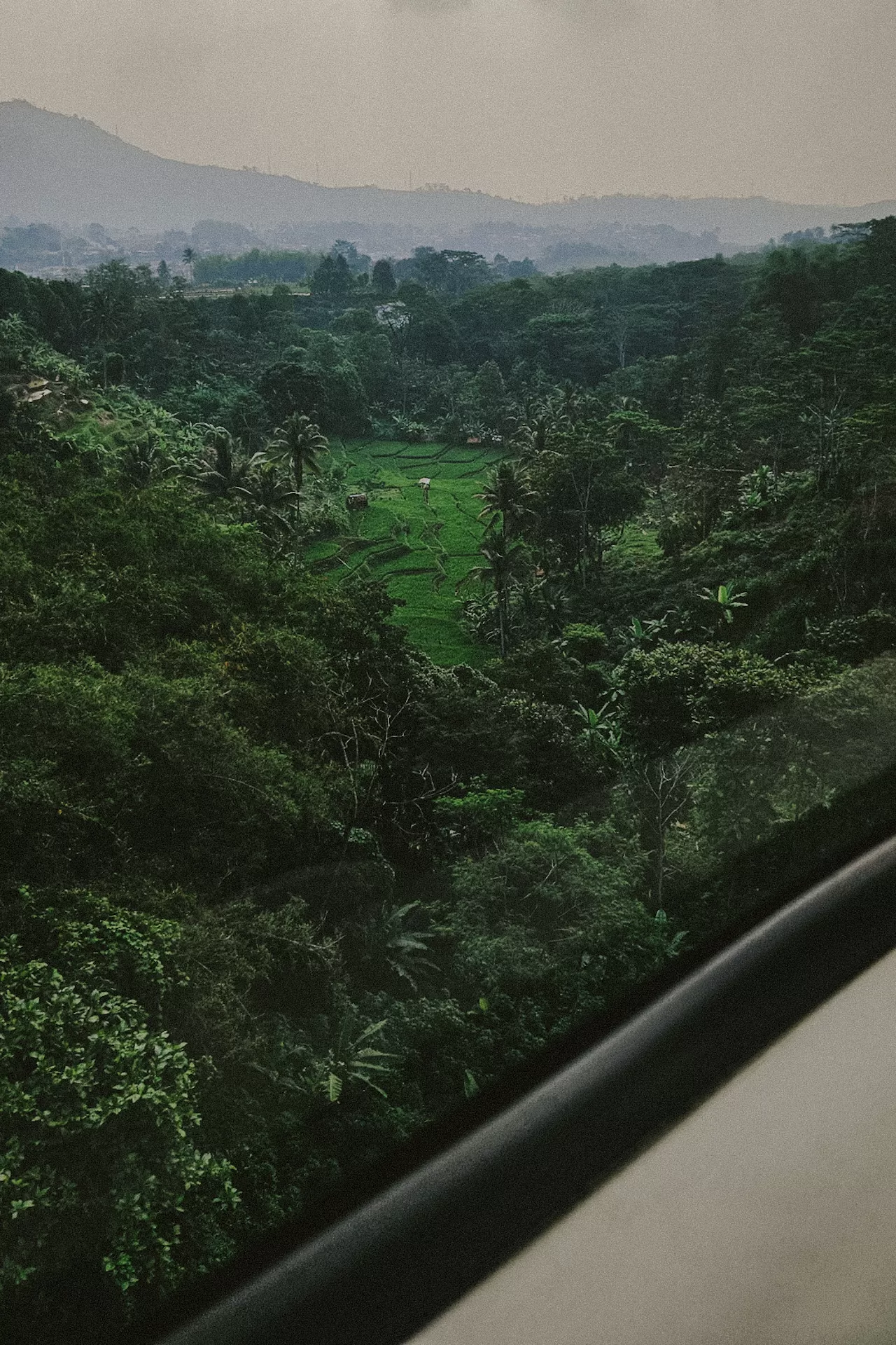 Around Java by train when backpacking in Indonesia